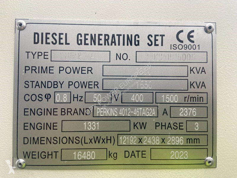 Строительное оборудование Perkins 4012-46TAG2A...