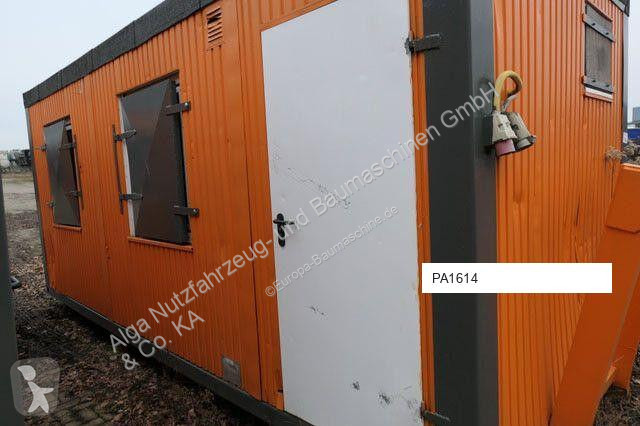 Entreprenørmaskiner  Abroll-Bürocontainer mit...