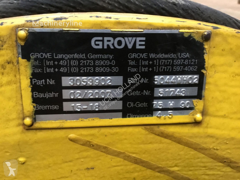 Строительное оборудование Grove