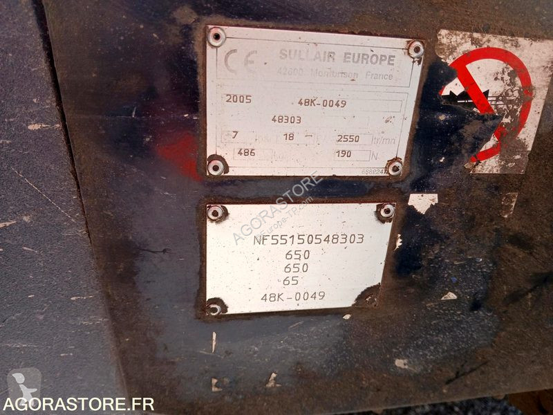 Sullair MNF551 construction