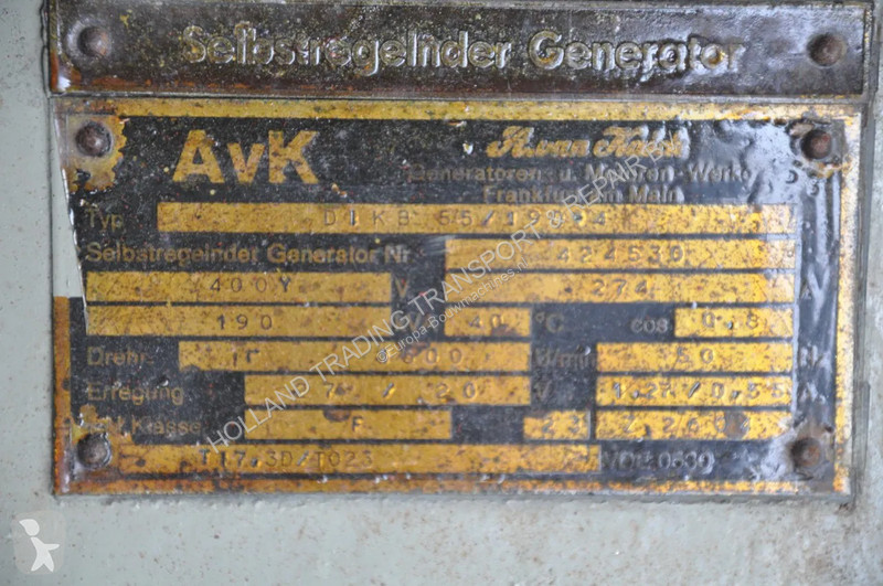 Stavební vybavení MAN D2530 ME AEG 190 Kva