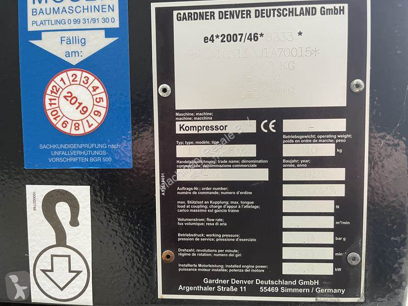Entreprenørmaskiner Compair C 35 - 10