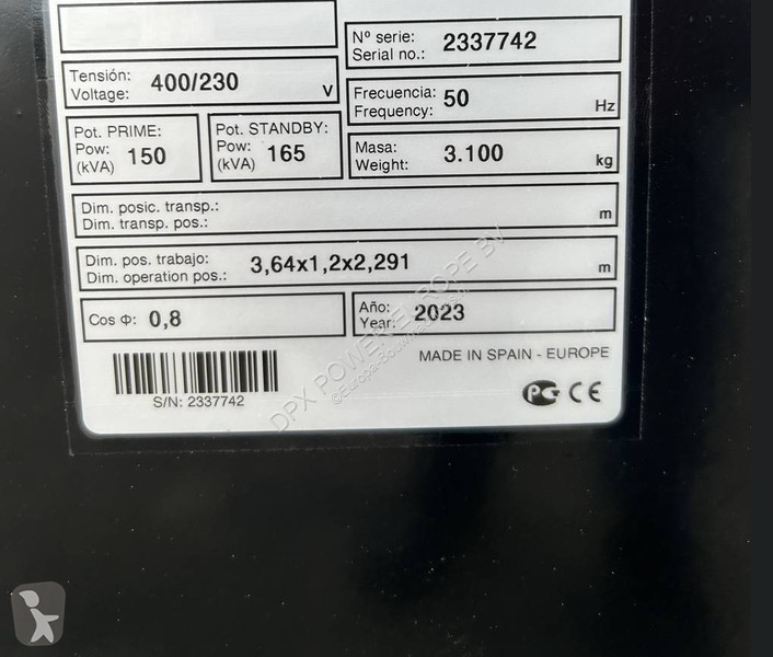 Materiaal voor de bouw Deutz TCD6.1L6 - 165 kVA...