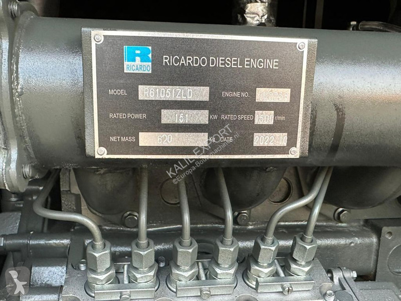 آلة لمواقع البناء Ricardo 150 KVA (120KW)...
