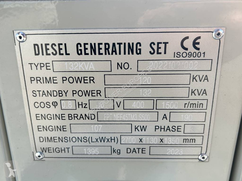 Materiaal voor de bouw Iveco NEF45TM3 - 132 kVA...