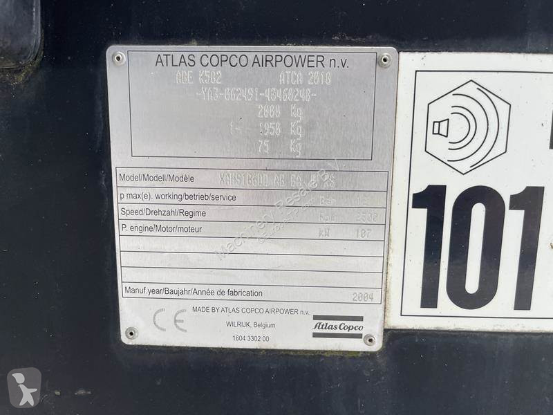Materiaal voor de bouw Atlas Copco XAHS 186 DD - N