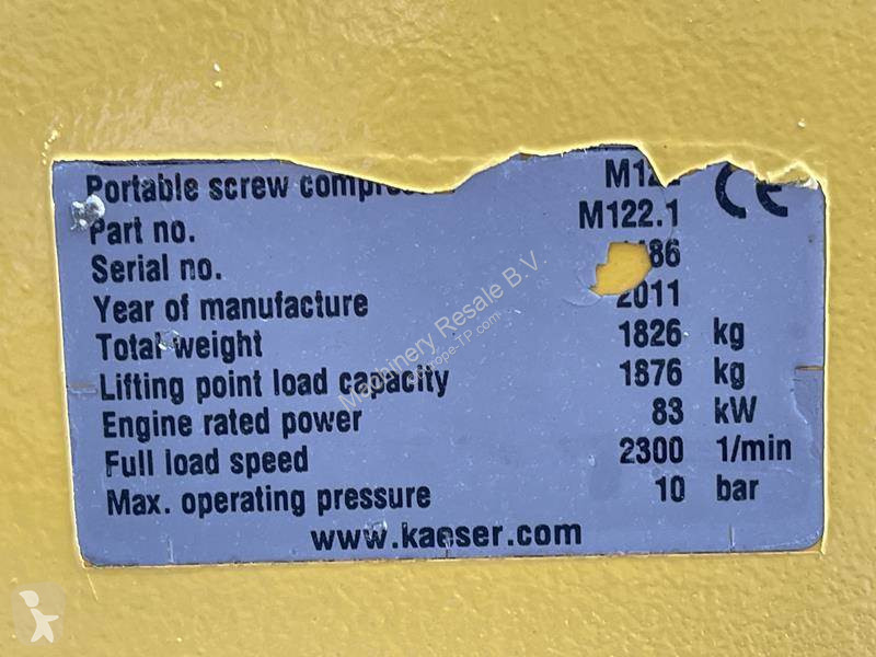 Entreprenørmaskiner Kaeser M 122 - N