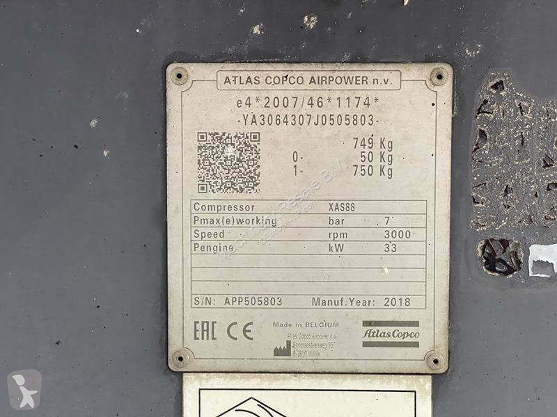 Entreprenørmaskiner Atlas Copco XAS 88 KD