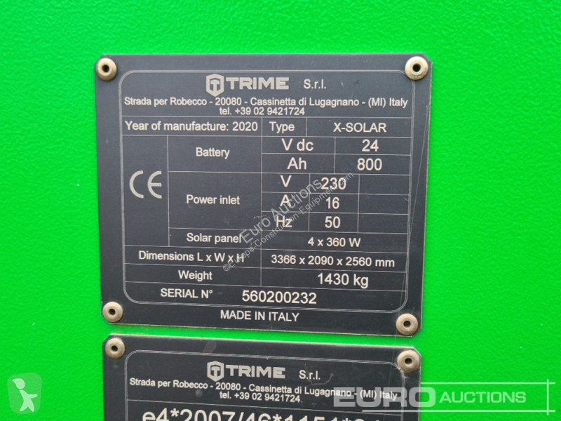 Materiaal voor de bouw  X SOLAR