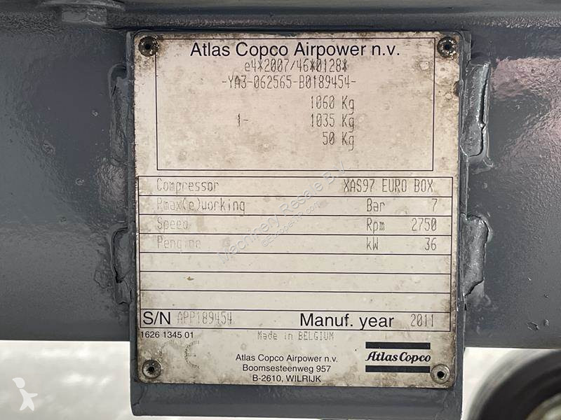 Entreprenørmaskiner Atlas Copco XAS 97 DD - N