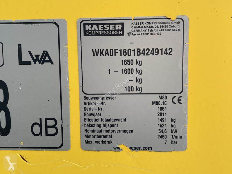 Materiaal voor de bouw Kaeser M 80 - N
