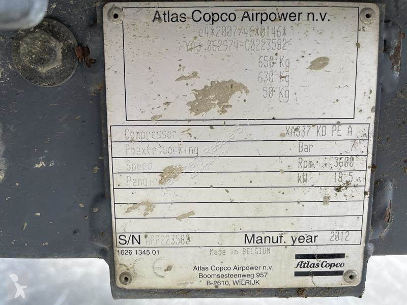 Entreprenørmaskiner Atlas Copco XAS 37 KD