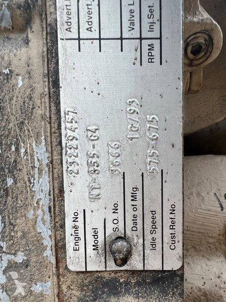 آلة لمواقع البناء Cummins NT 855 G4 / M7B 315...