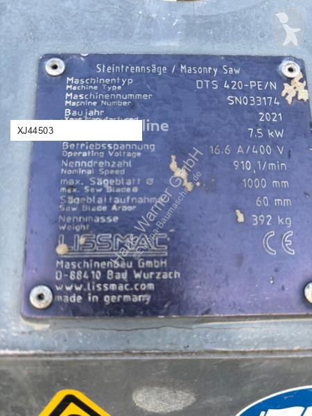 آلة لمواقع البناء Lissmac DTS 420