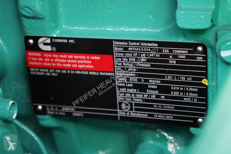 Materiaal voor de bouw Cummins C66D5EQ...