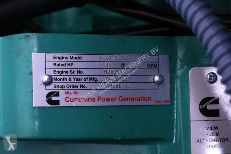Materiaal voor de bouw Cummins C22D5Q...