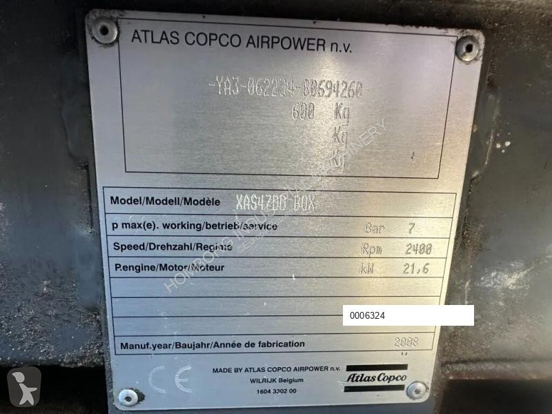 Entreprenørmaskiner Atlas XAS 47 DD Deutz 2.6...