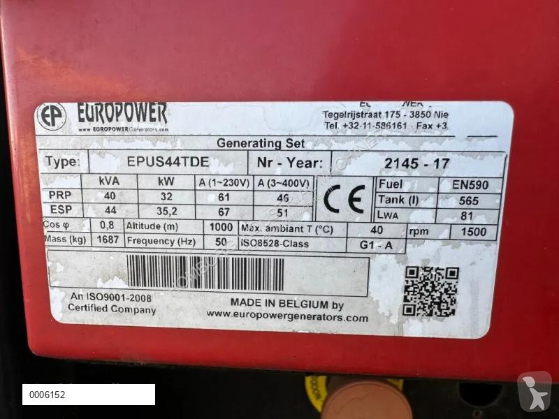 Materiaal voor de bouw Europower EPUS44TDE...