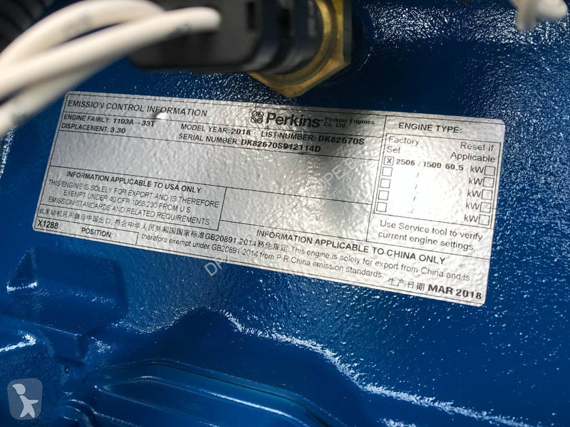 Material de obra FG Wilson P65-5 - 65 kVA...