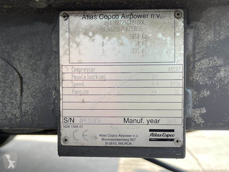 Entreprenørmaskiner Atlas Copco XAS 97 DD - N