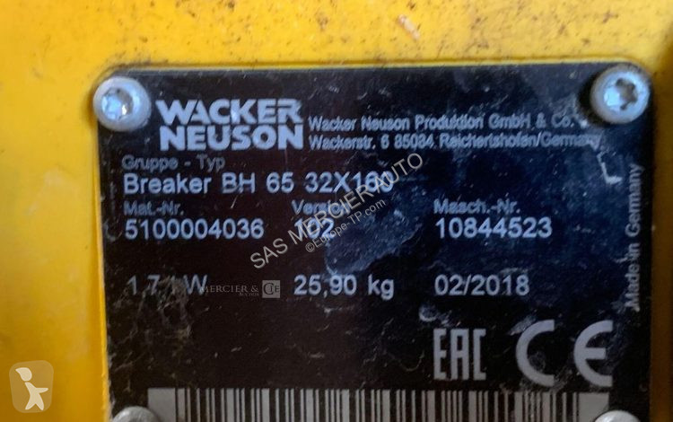 Materiaal voor de bouw Wacker Neuson brise...