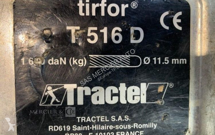 Materiaal voor de bouw Tractel treuil manuel a...