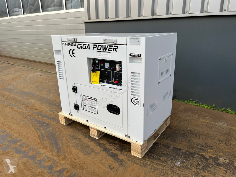 Entreprenørmaskiner  PLD12000SE 10 kVA silent...
