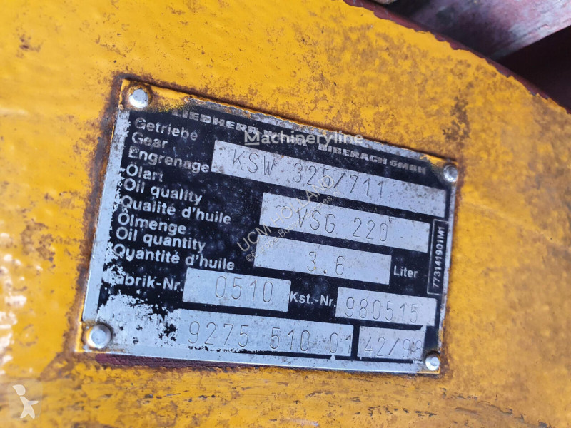 Stavebný stroj Liebherr
