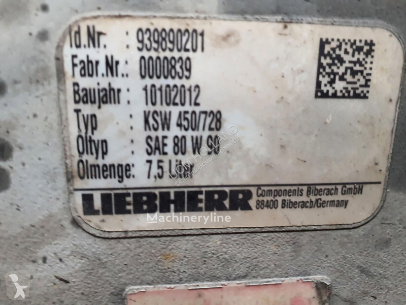 Entreprenørmaskiner Liebherr