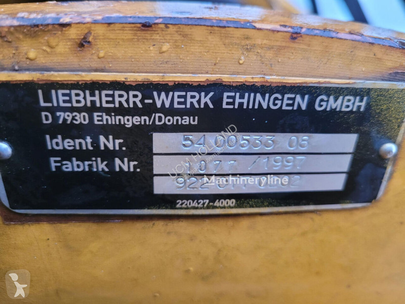 Entreprenørmaskiner Liebherr