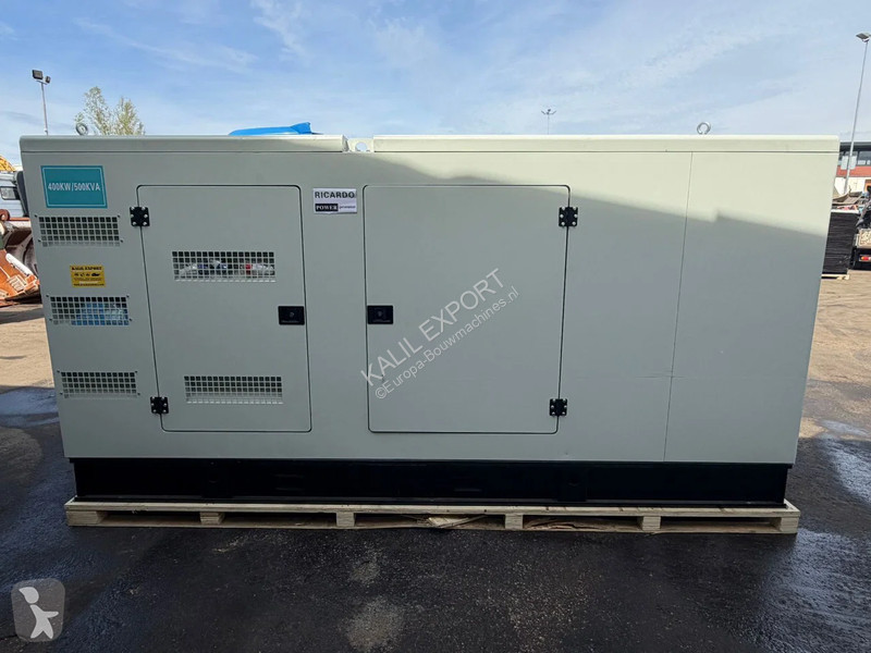 Stavebný stroj Ricardo 500 KVA (400KW) Silent...