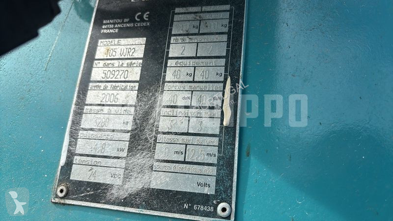 Material de obra Manitou 105 Vjr 2 (10m)