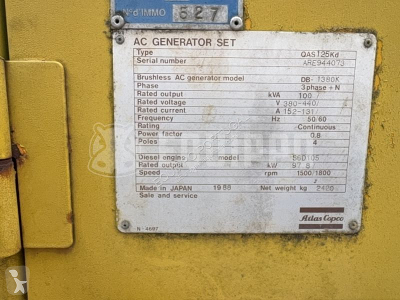 Stavebný stroj Atlas Copco QAS125KD