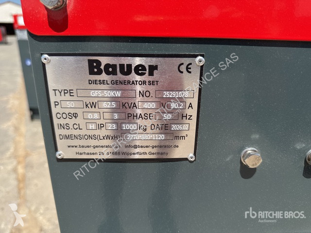 Vägbyggmaterial Bauer  GFS50KW