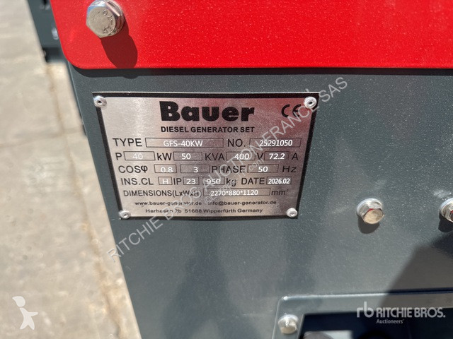 Строительное оборудование Bauer  GFS40KW