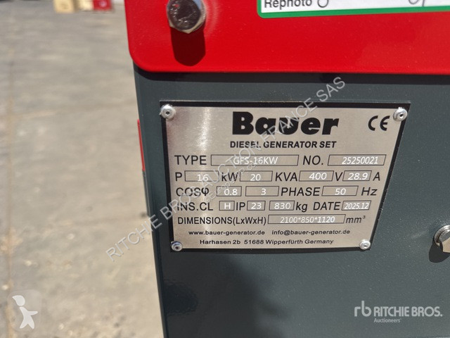 Строительное оборудование Bauer  GFS-16KW