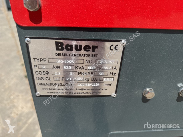 Строительное оборудование Bauer  GFS50KW