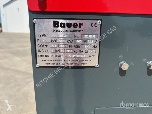 Строительное оборудование Bauer  GFS40KW