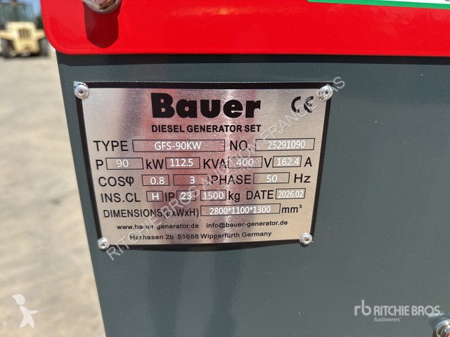 Строительное оборудование Bauer  GFS90KW