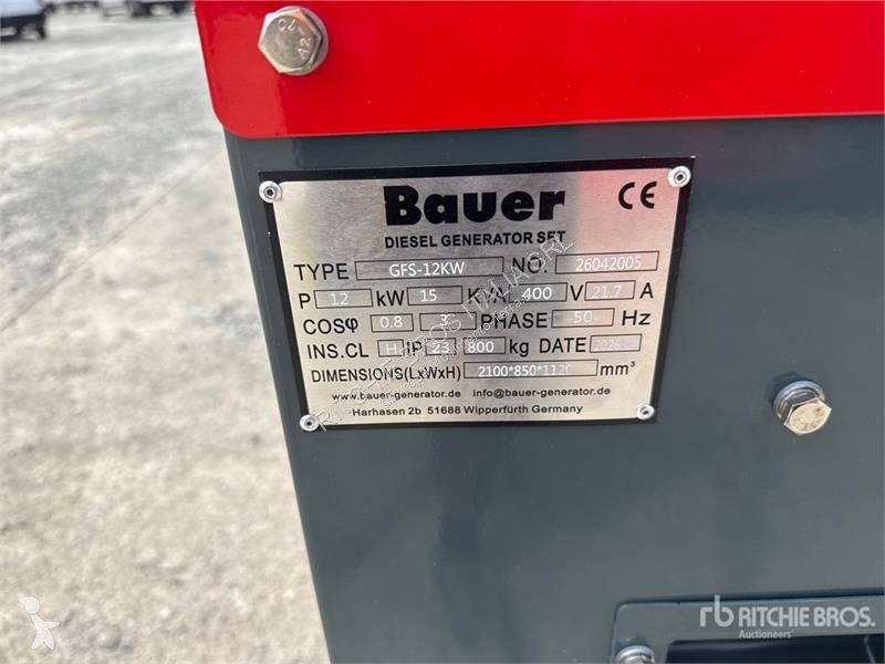 Будівельне обладнання Bauer Generatoren GFS-12 ATS