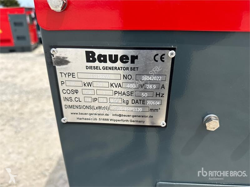 Будівельне обладнання Bauer Generatoren GFS-16 ATS
