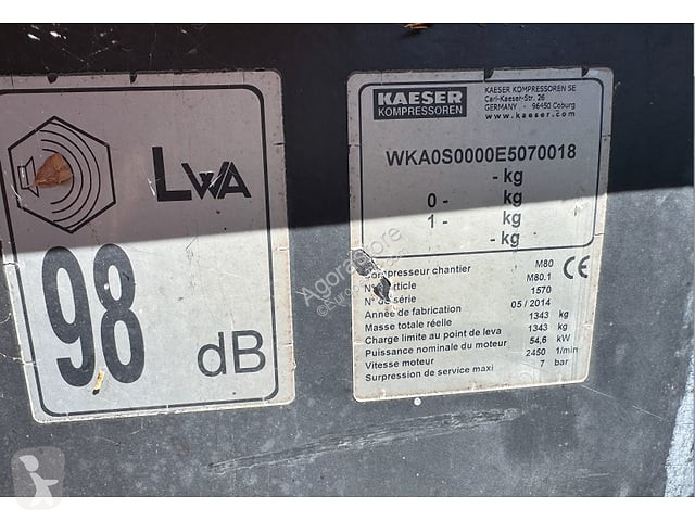 Kaeser M80 construction