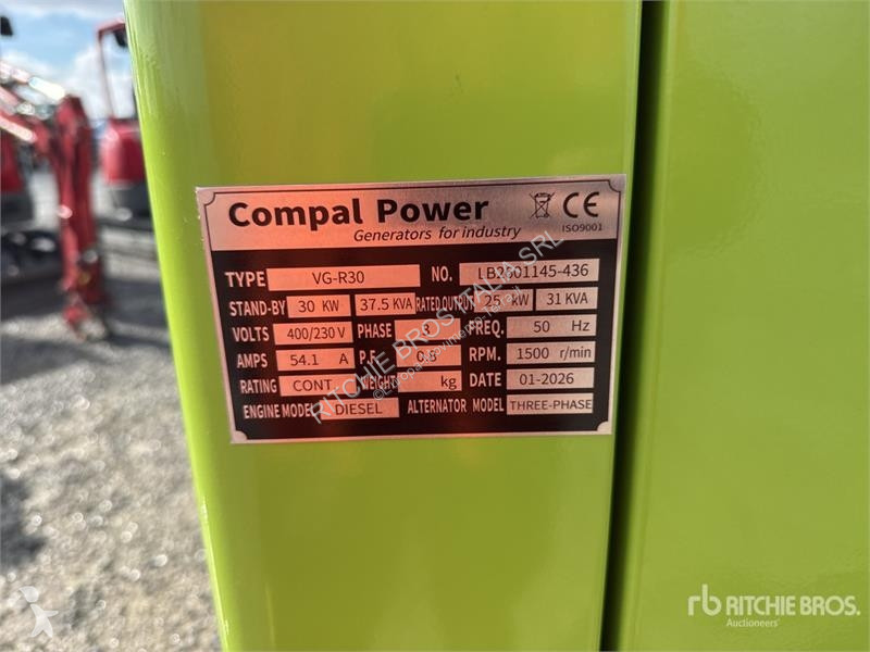 Vägbyggmaterial  Compal 30 kW on Trailer...