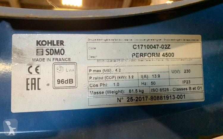 Material de obra SDMO groupe electrogene essence