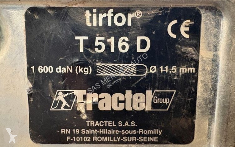 Utilaje de santier Tractel treuil manuel a...