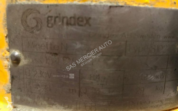 Matériel de chantier Grindex pompe immergee