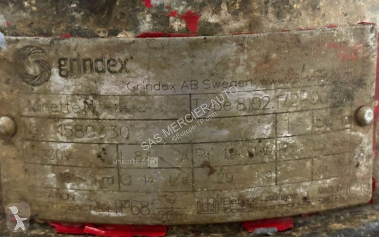 Matériel de chantier Grindex pompe immergee