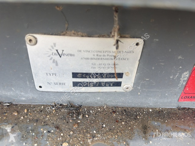 Matériel de chantier   Ecolox6005