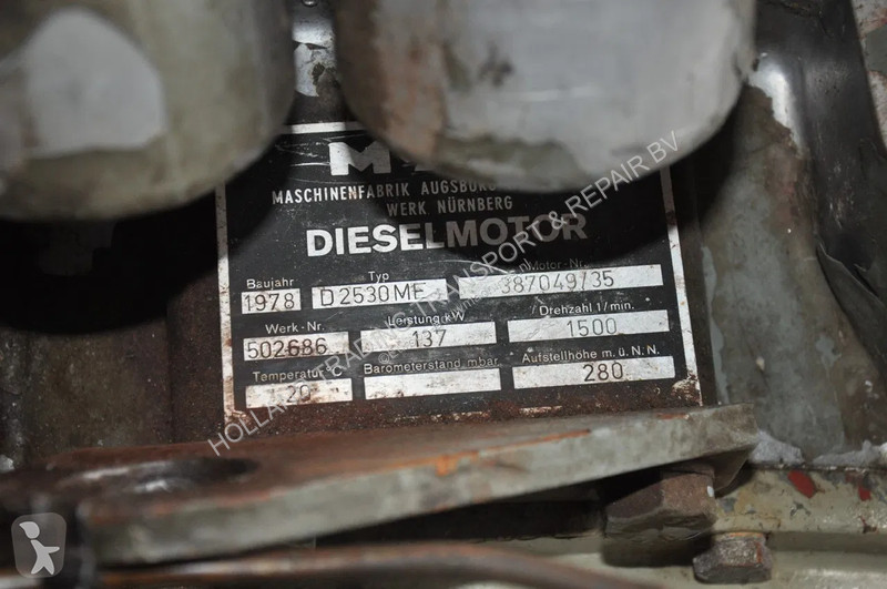 Stavební vybavení MAN D2530 ME AEG 190 Kva