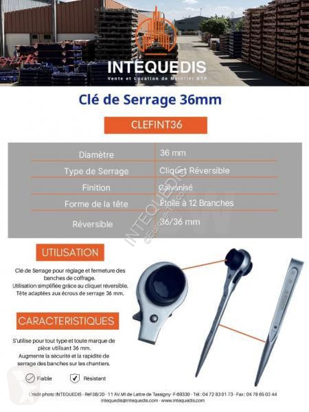 Material de obra Intequedis  CLEF DE SERRAGE 38...